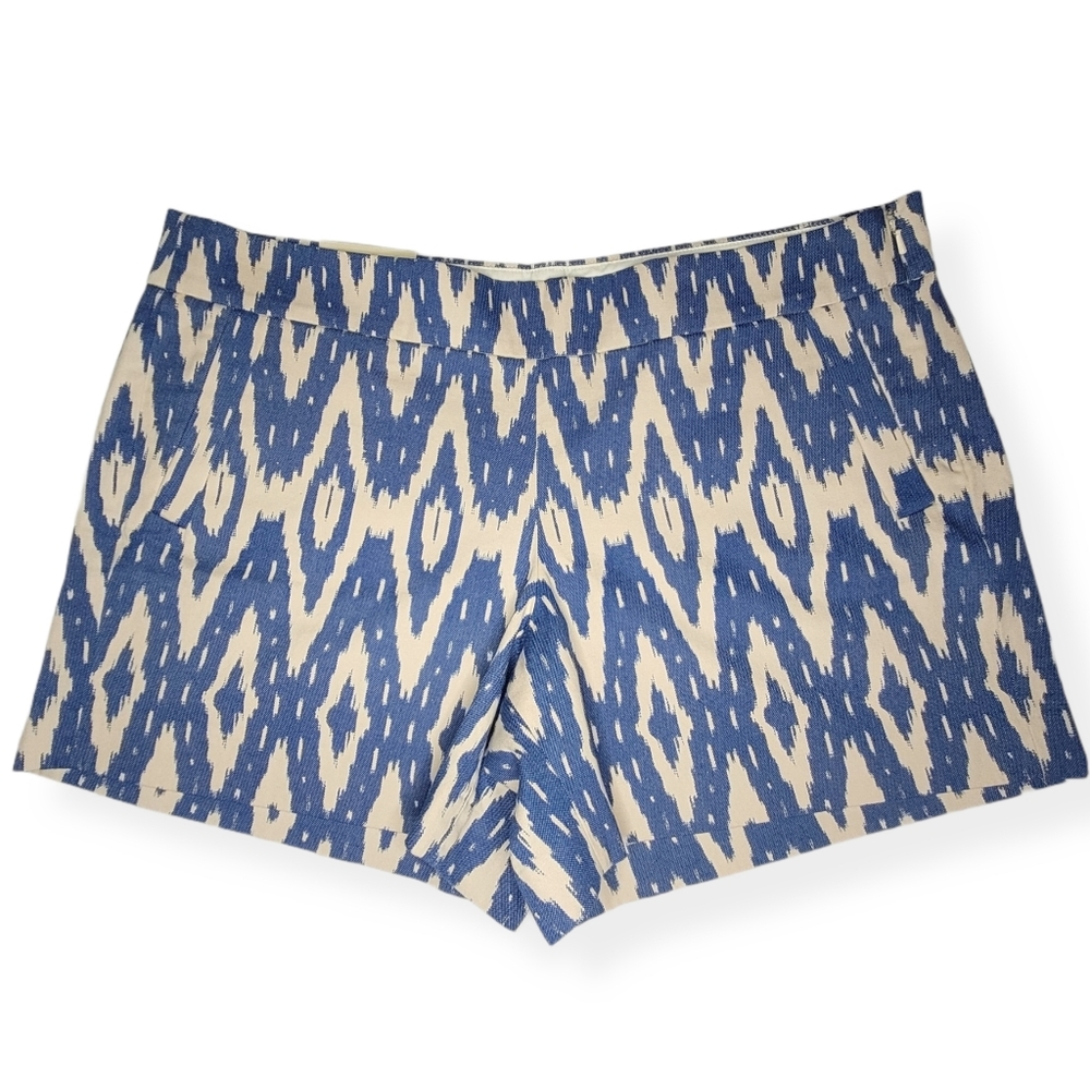 J. Crew Chino City Fit Aztec Print Shorts